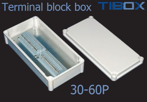 กล่องต่อสายไฟ30-60p terminal block box TIBOX 
